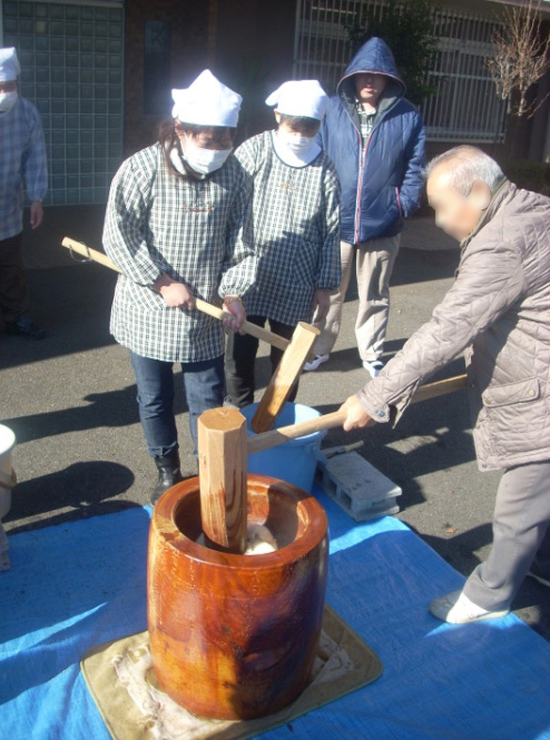 餅つき